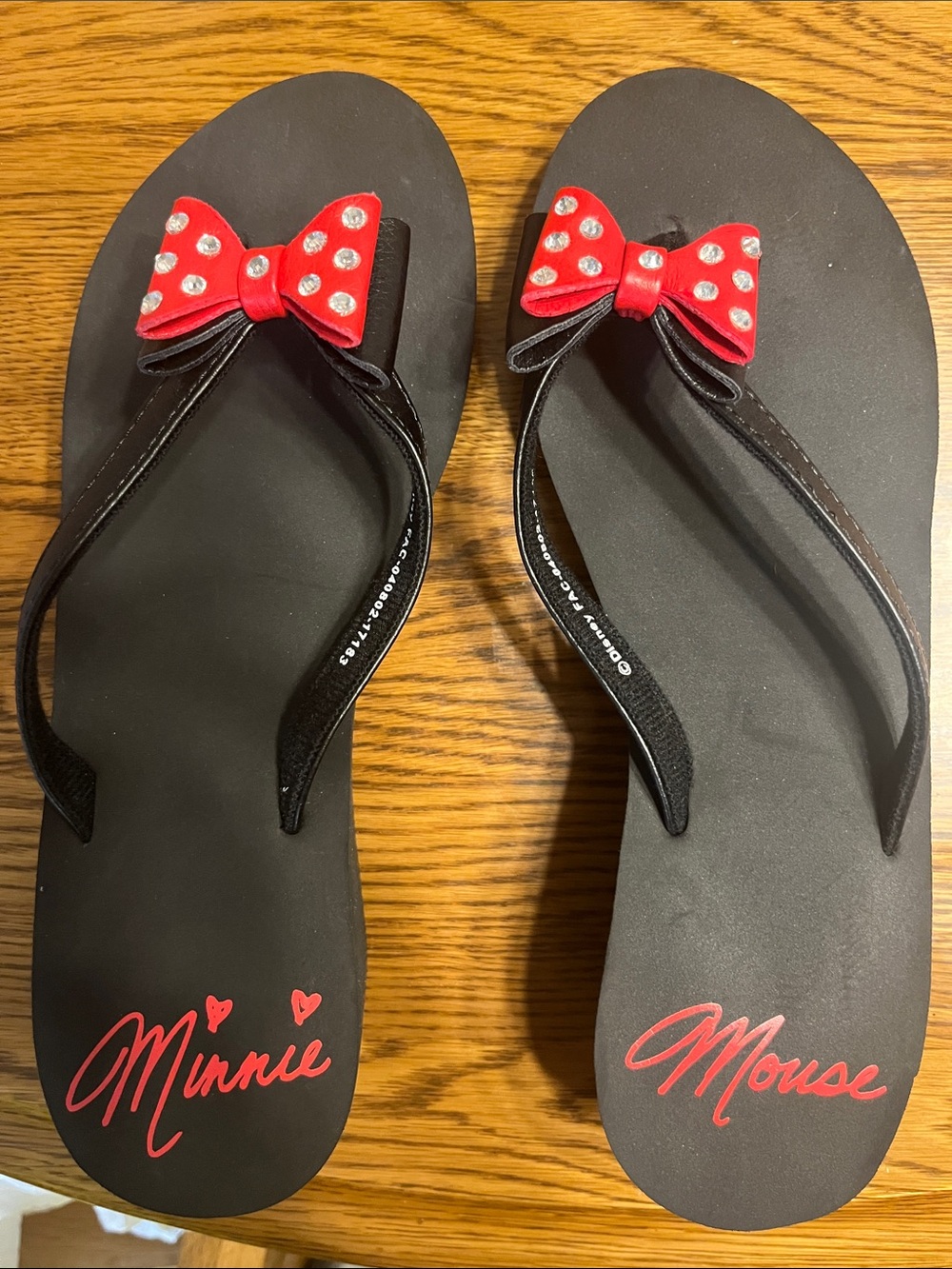 Minnie Mouse Platform Flip Flops